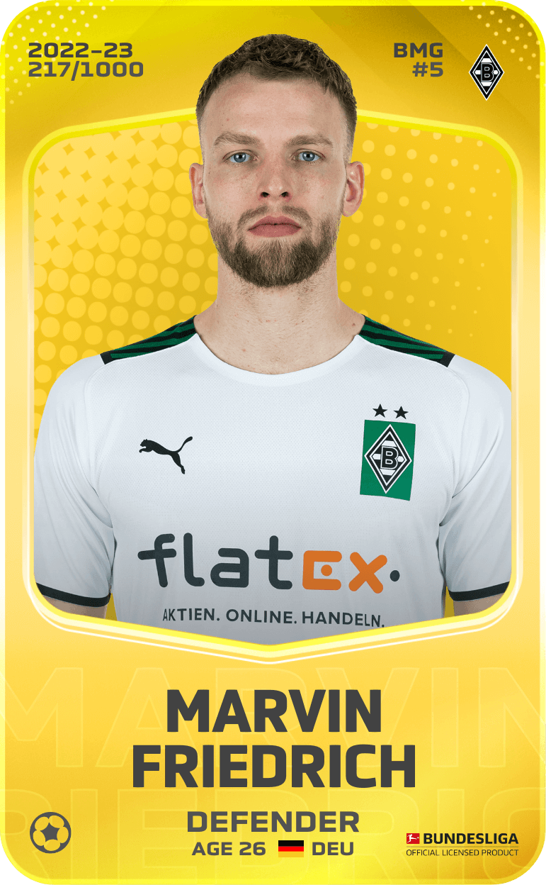 Marvin Friedrich 2022-23 • Limited 217/1000