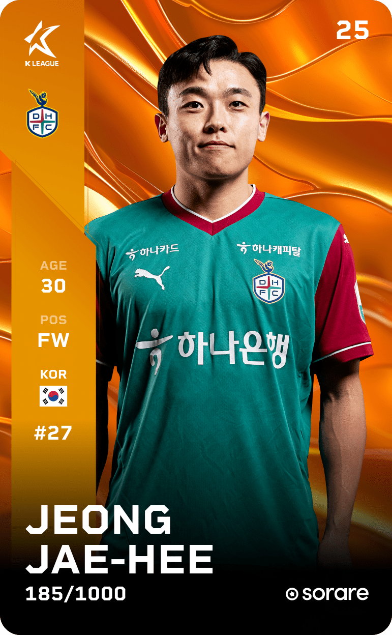 Jeong Jae-Hee 2025-26 • Limited 185/1000