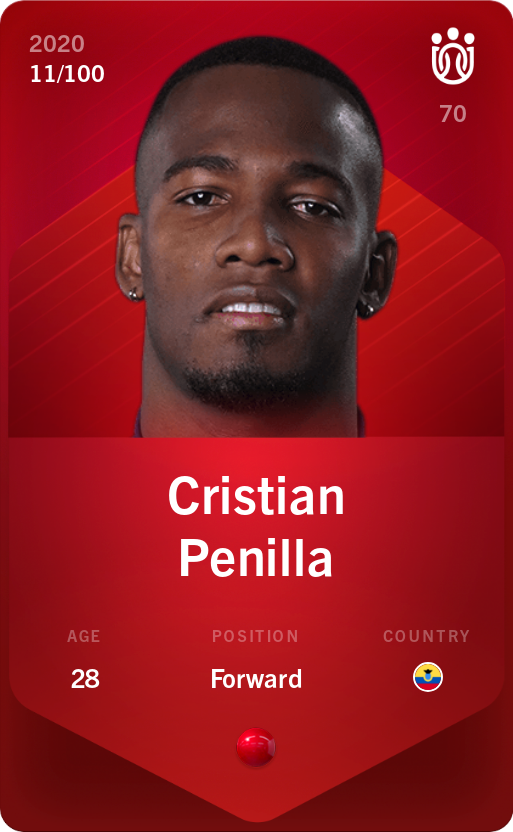 Sorare - Sorare Official - Cristian Penilla 2020-21 • Rare 11/100 - NFT # 5931653631476549929756962281328097489671067638752202436553166873805176617523
