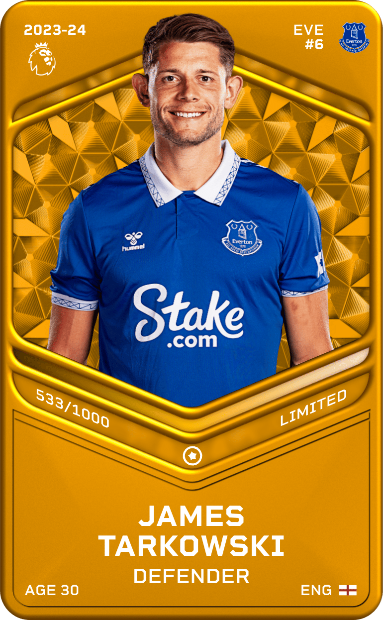 James Tarkowski 2023-24 • Limited 533/1000