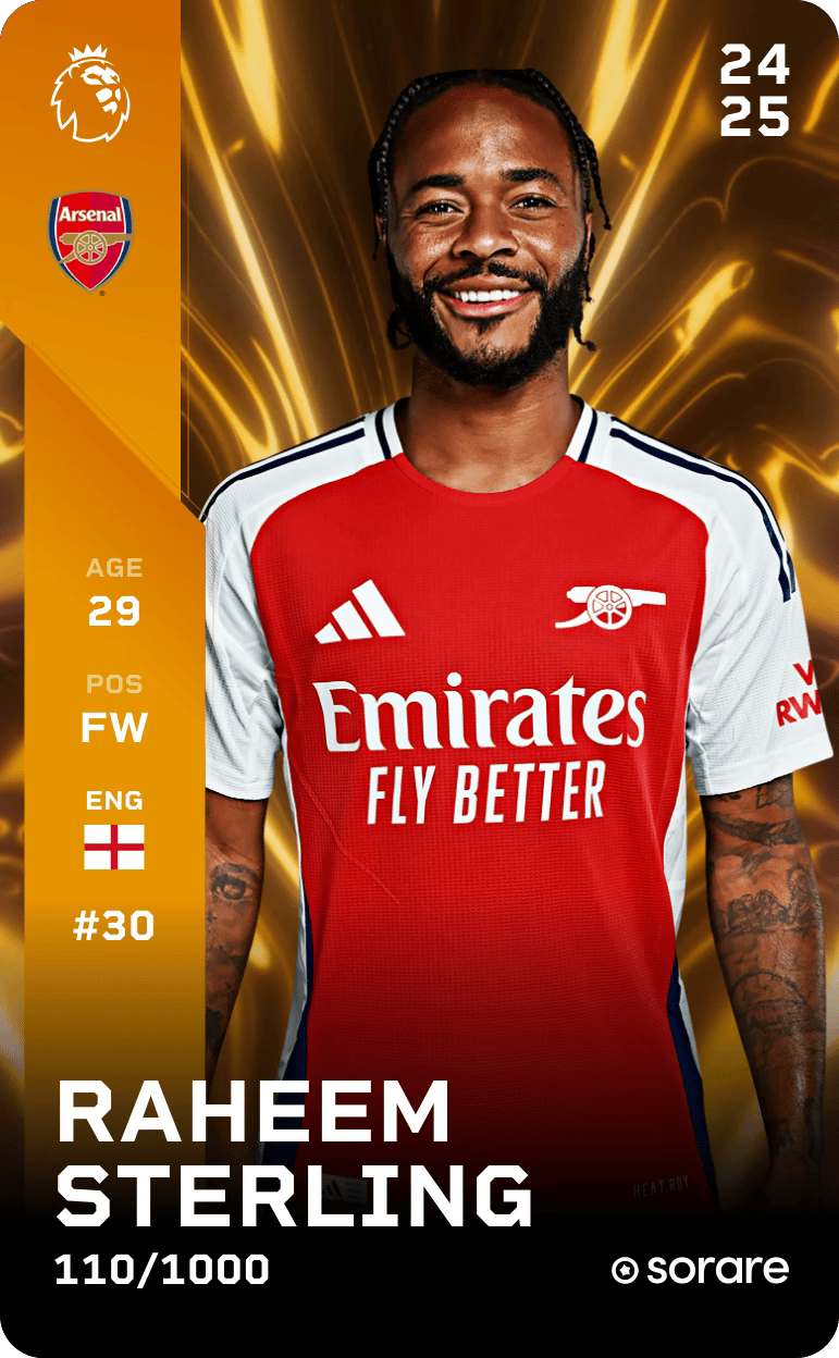 Raheem Sterling 2024-25 • Limited 110/1000