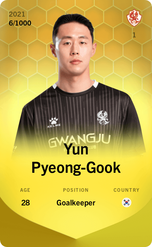 Yun Pyeong-Gook 2021-22 • Limited 6/1000