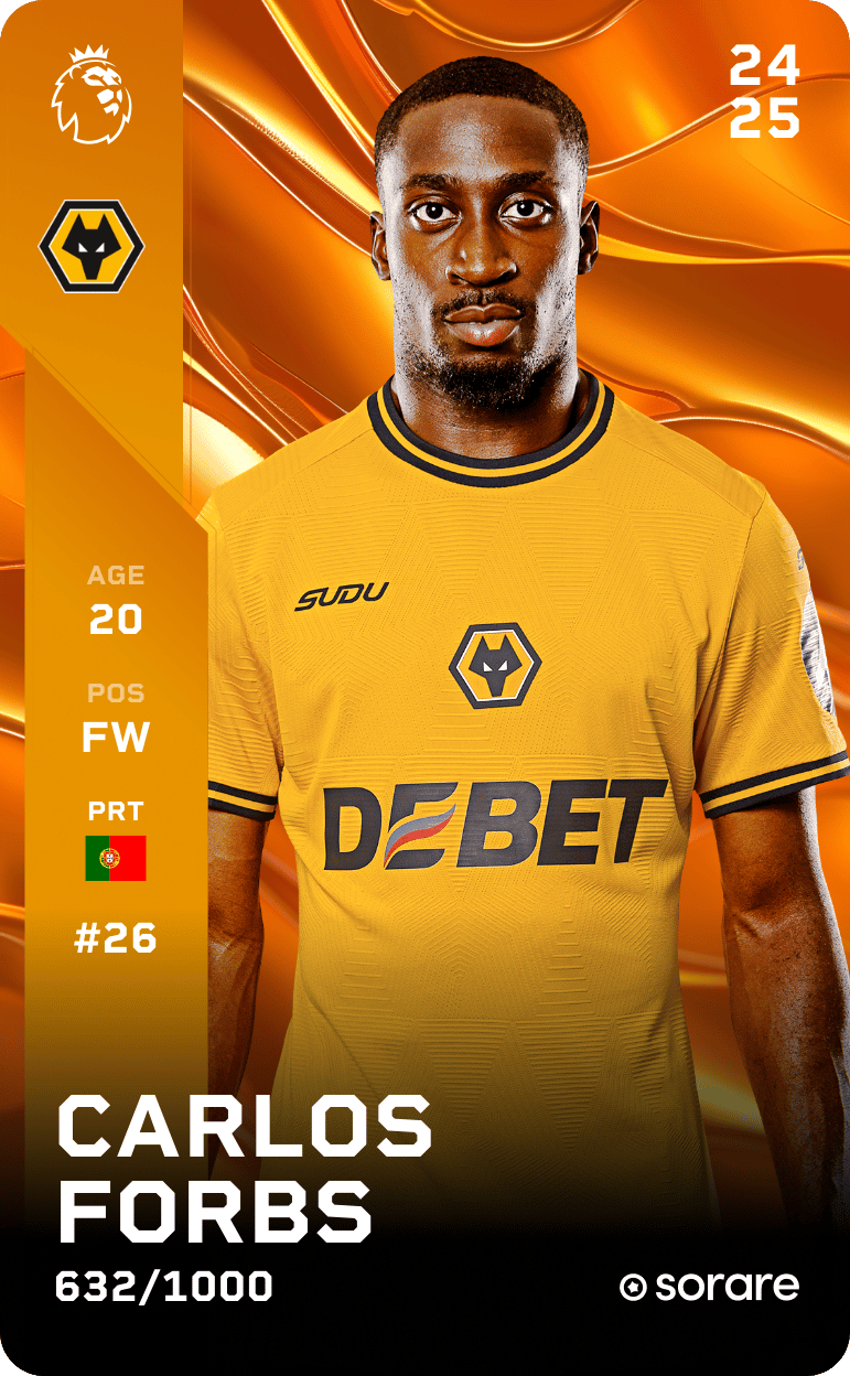 Carlos Forbs 2024-25 • Limited 632/1000