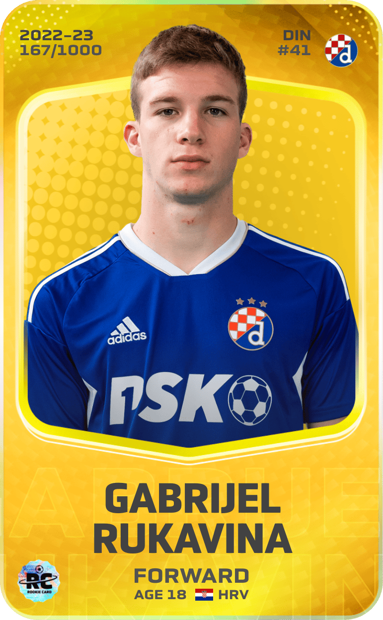 Gabrijel Rukavina 2022-23 • Limited 167/1000