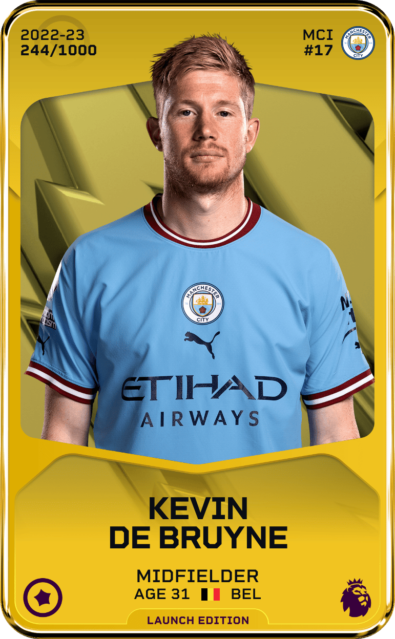 Kevin De Bruyne 2022-23 • Limited 244/1000