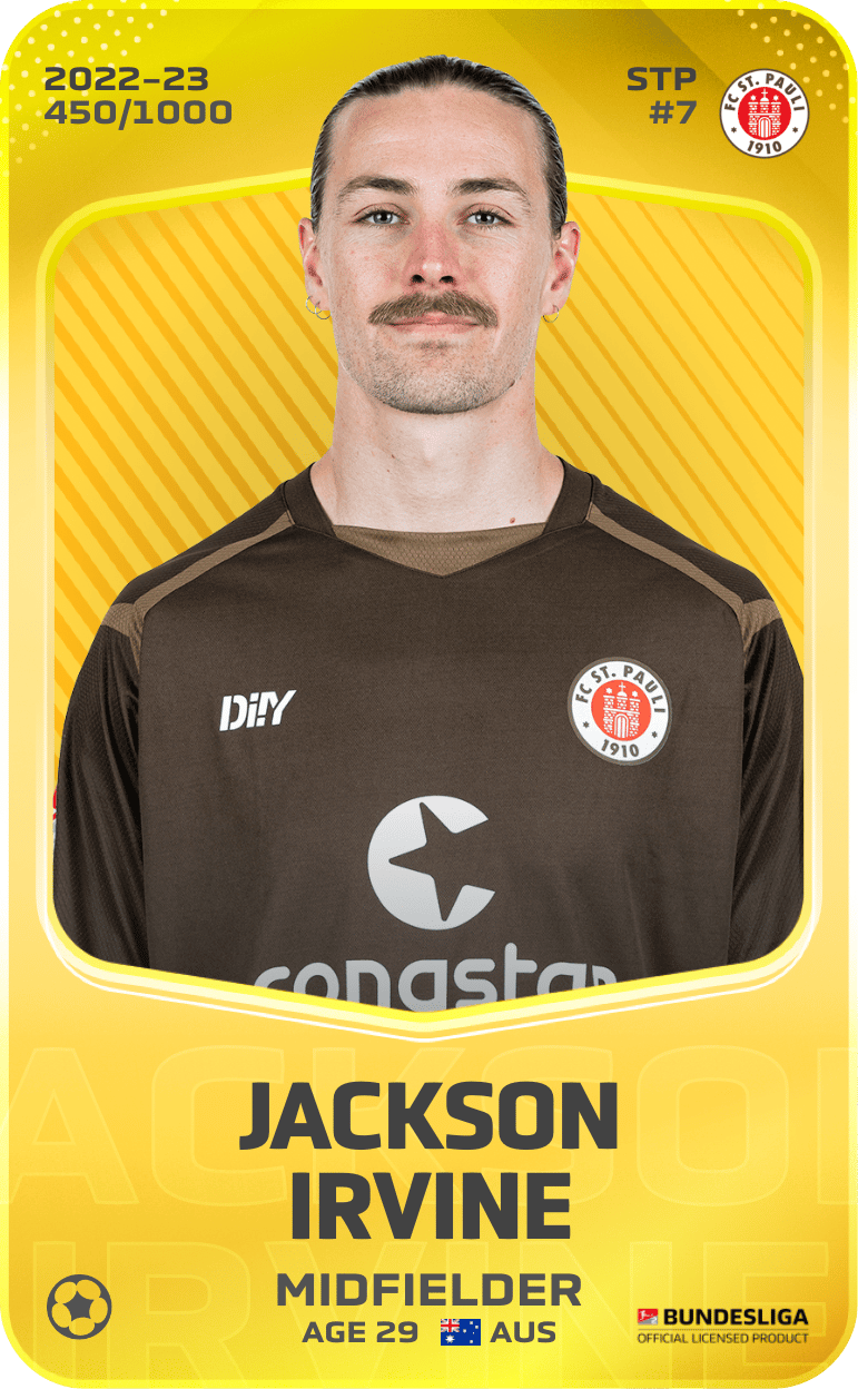 Jackson Irvine 2022-23 • Limited 450/1000