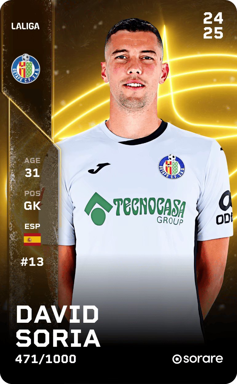 David Soria 2024-25 • Limited 471/1000