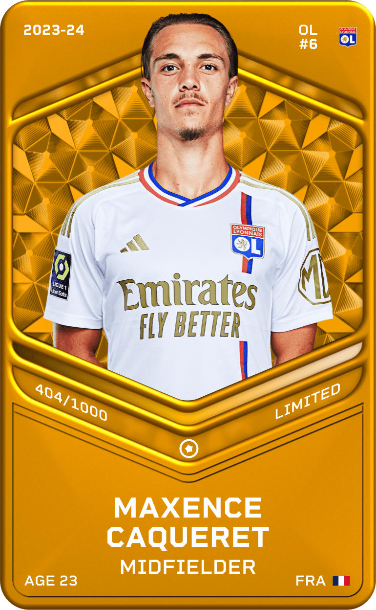 Maxence Caqueret 2023-24 • Limited 404/1000