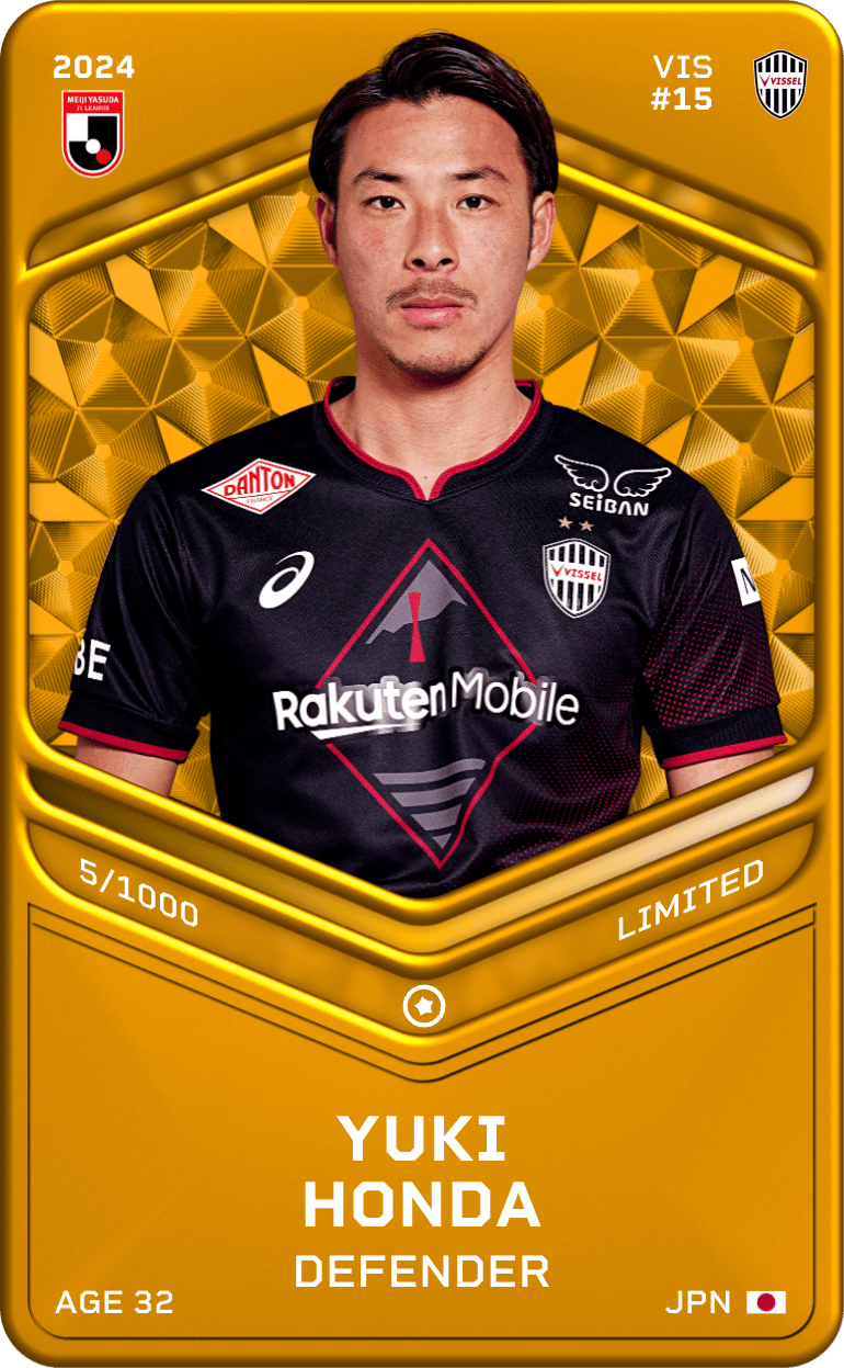 Yuki Honda 2024-25 • Limited 5/1000