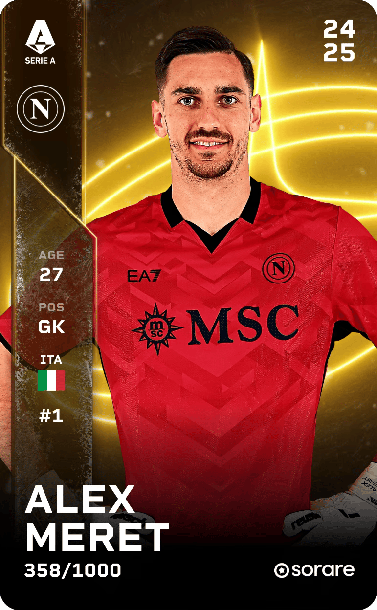 Alex Meret 2024-25 • Limited 358/1000
