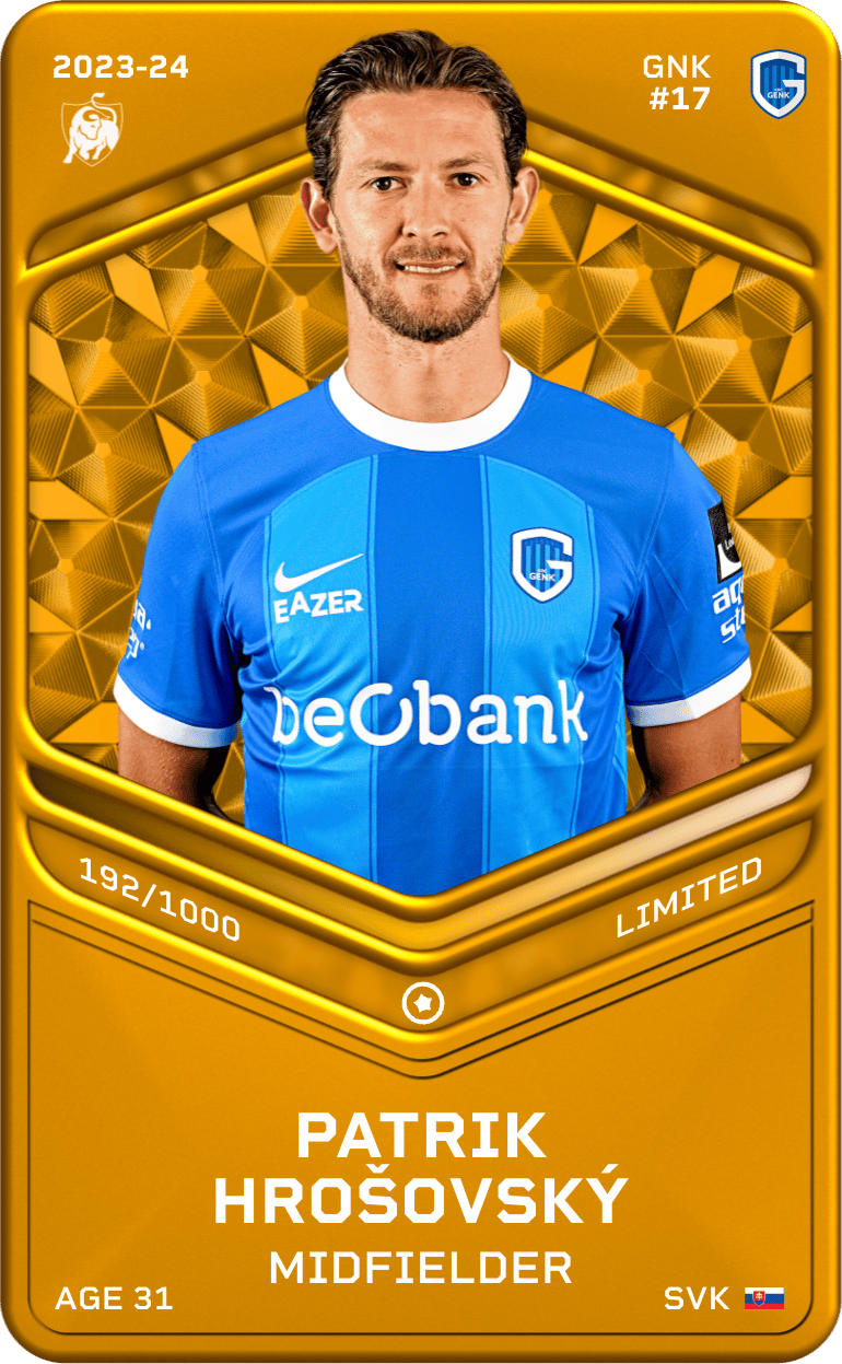 Patrik Hrošovský 2023-24 • Limited 192/1000