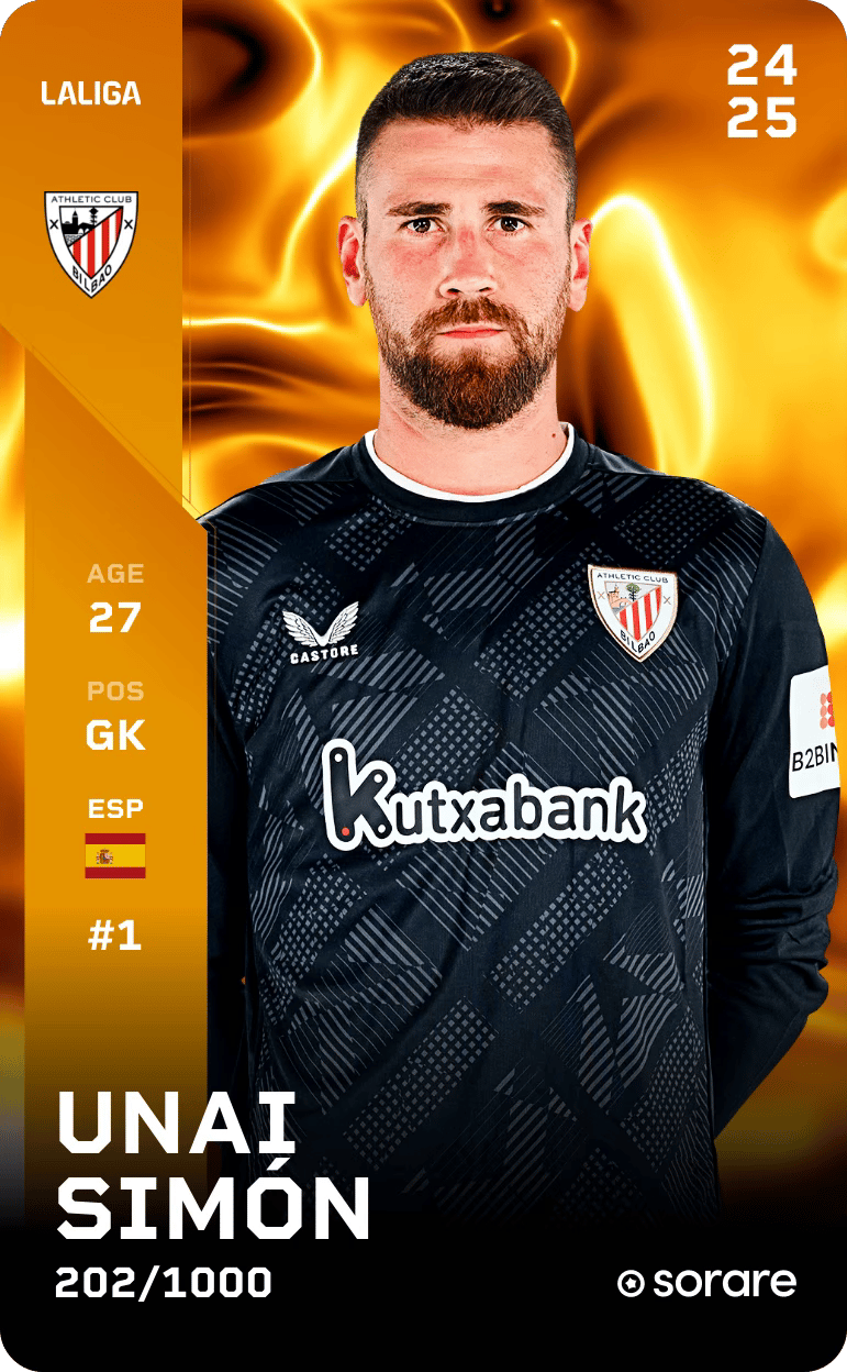 Unai Simón 2024-25 • Limited 202/1000