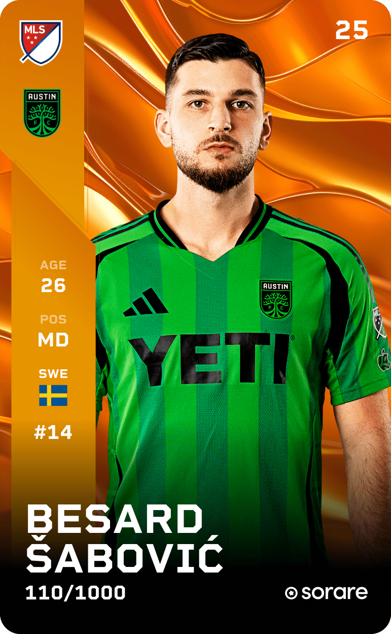 Besard Šabović 2025-26 • Limited 110/1000