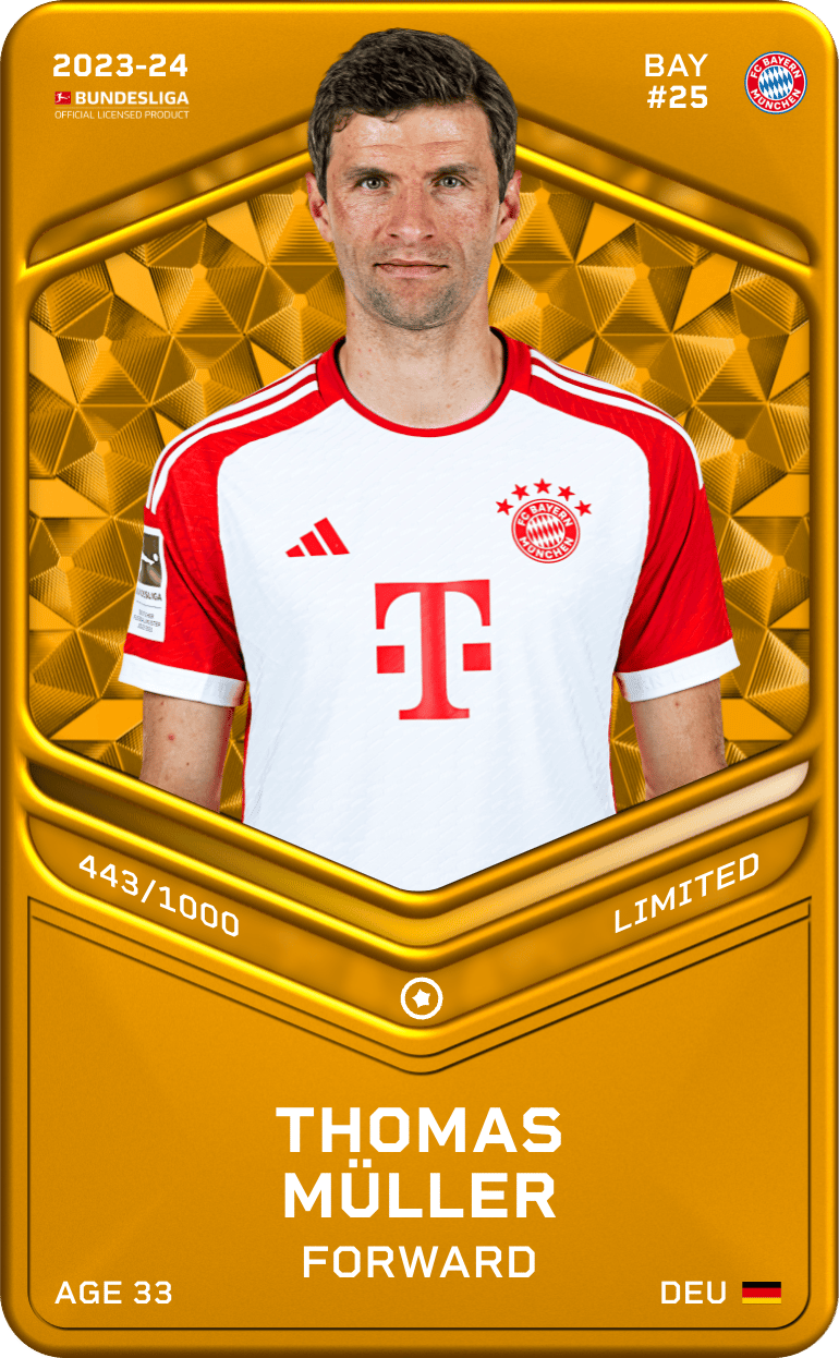 Thomas Müller 2023-24 • Limited 443/1000