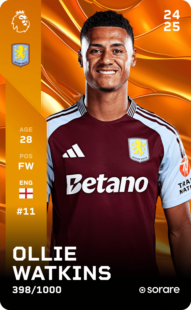 Ollie Watkins 2024-25 • Limited 398/1000