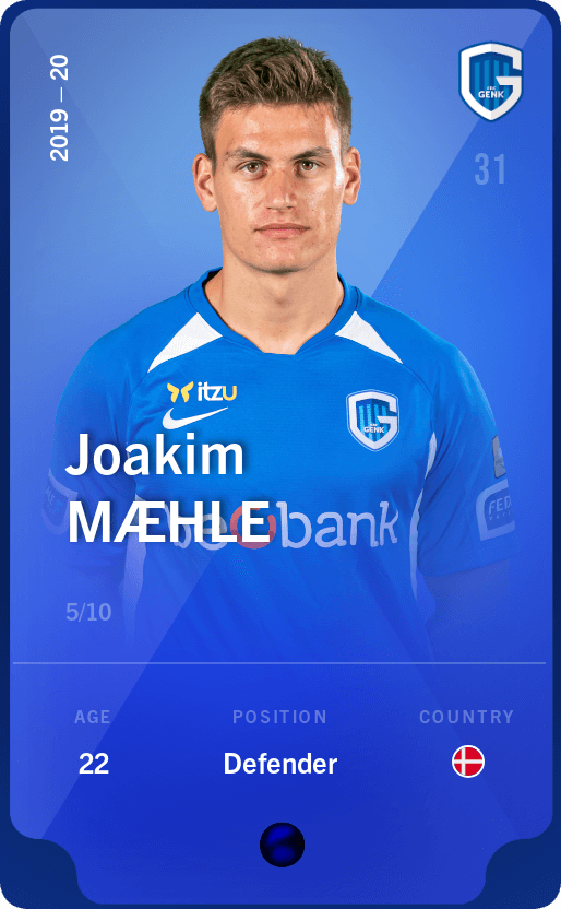 Joakim Maehle 2019 20 Super Rare 5 10