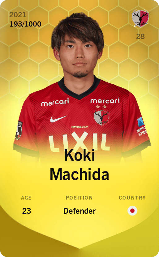 Koki Machida 2021-22 • Limited 193/1000