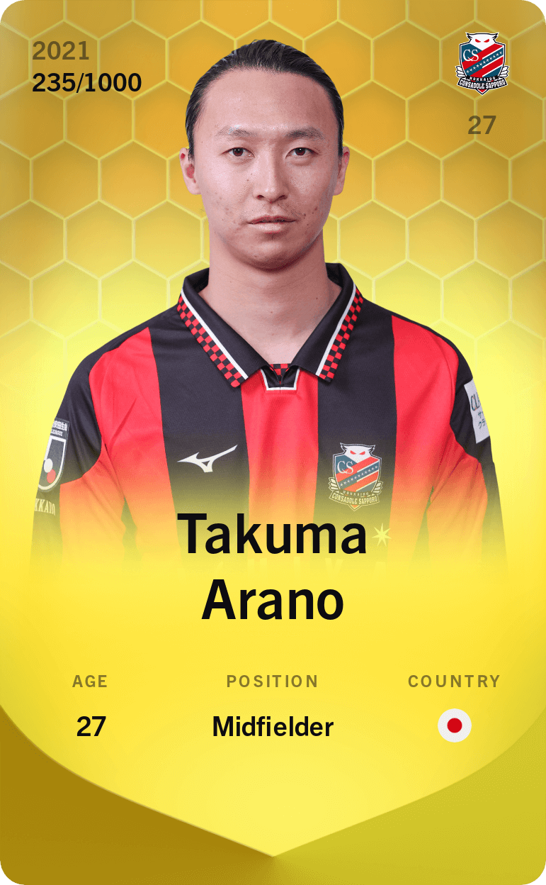 Takuma Arano 2021-22 • Limited 235/1000