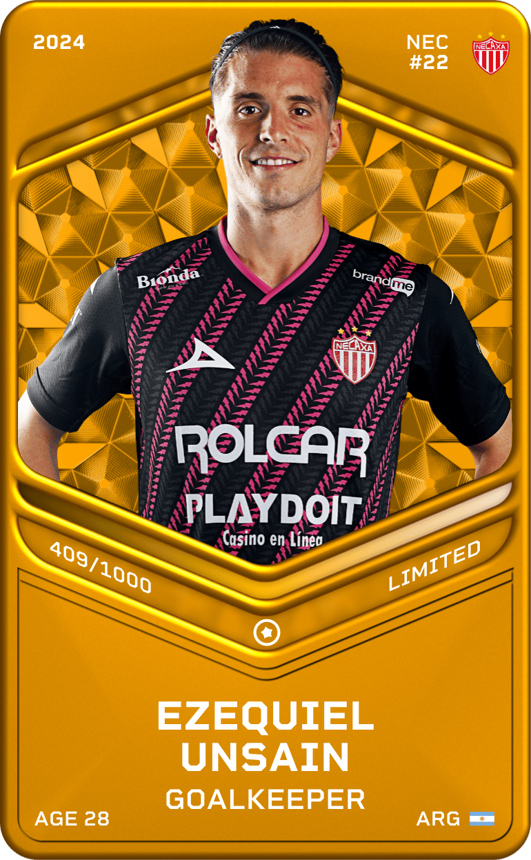 Ezequiel Unsain 2024-25 • Limited 409/1000