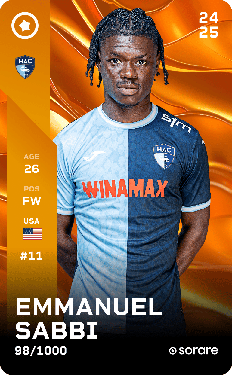 Emmanuel Sabbi 2024-25 • Limited 98/1000