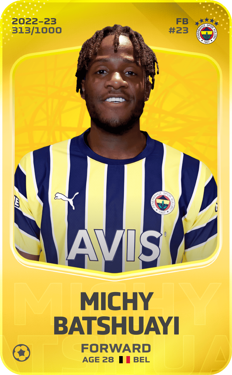 Michy Batshuayi 2022-23 • Limited 313/1000
