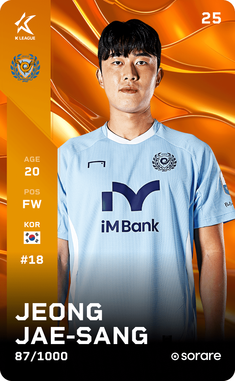Jeong Jae-Sang 2025-26 • Limited 87/1000