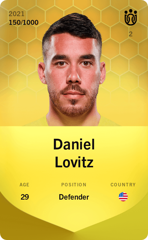 Daniel Lovitz 2021-22 • Limited 150/1000