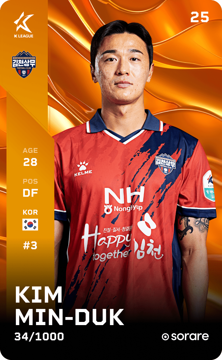 Kim Min-Duk 2025-26 • Limited 34/1000
