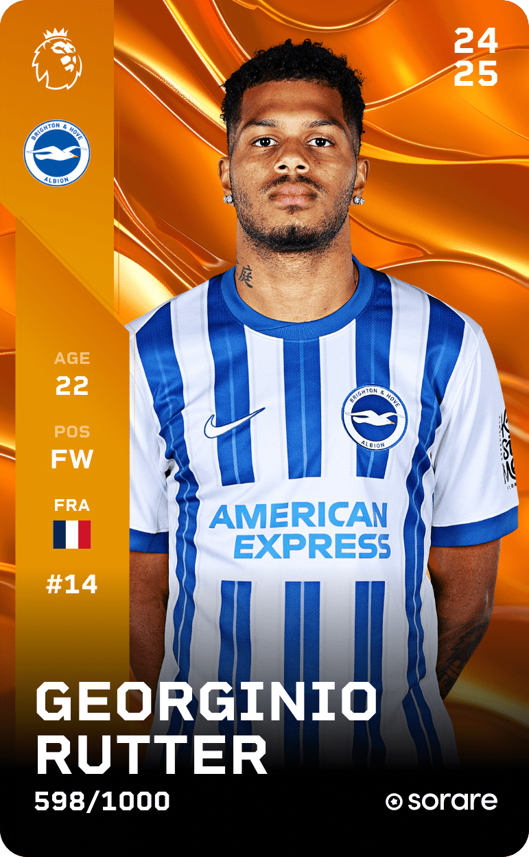 Georginio Rutter 2024-25 • Limited 598/1000