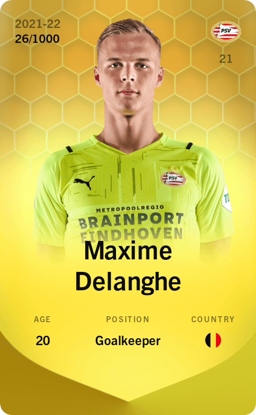 Maxime Delanghe 2021-22 • Limited 26/1000