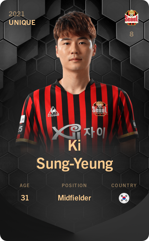 Sorare - Sorare Official - Ki Sung-Yeung 2021-22 • Unique - NFT # 7645130453820328496084191085279283379260408313176344391063878892492877471551