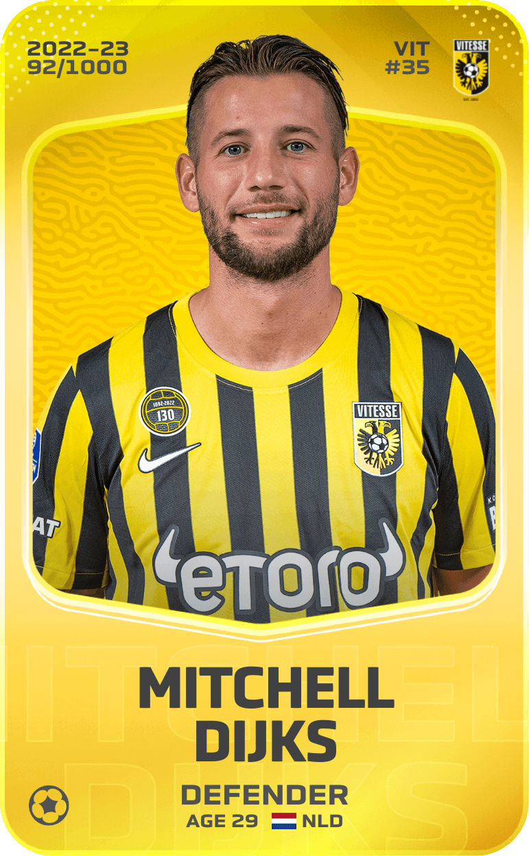 Mitchell Dijks 2022-23 • Limited 92/1000