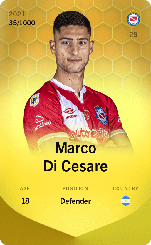 Marco Di Cesare 2021-22 • Limited 35/1000