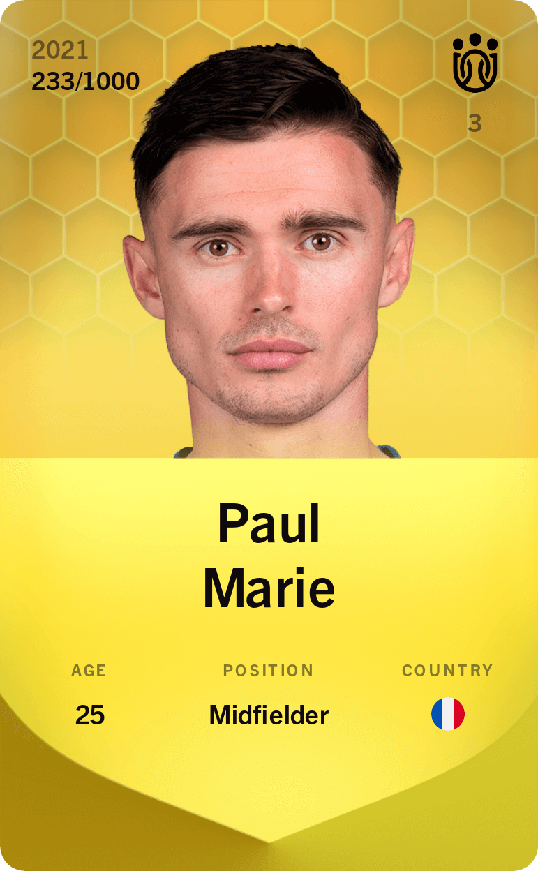 Paul Marie 2021-22 • Limited 233/1000