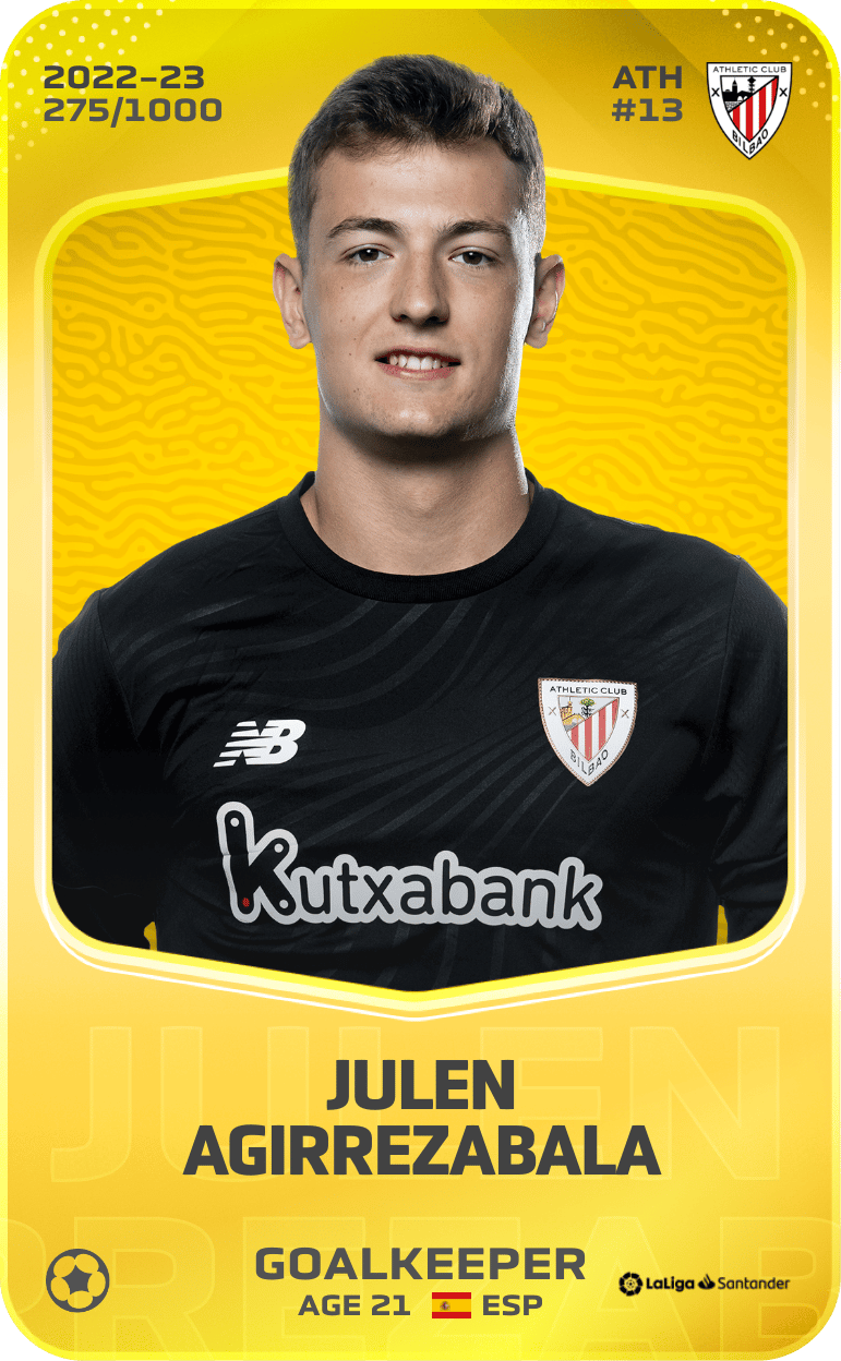 Julen Agirrezabala 2022-23 • Limited 275/1000