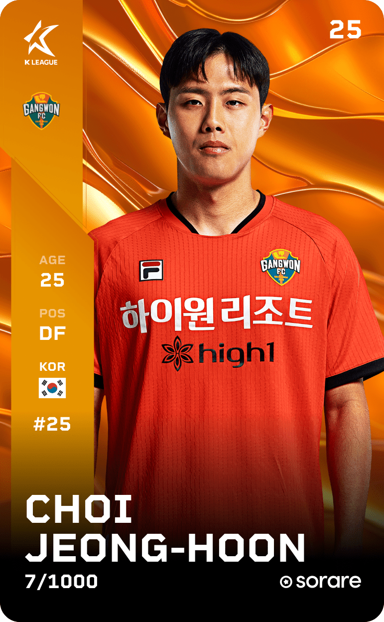 Choi Jeong-Hoon 2025-26 • Limited 7/1000