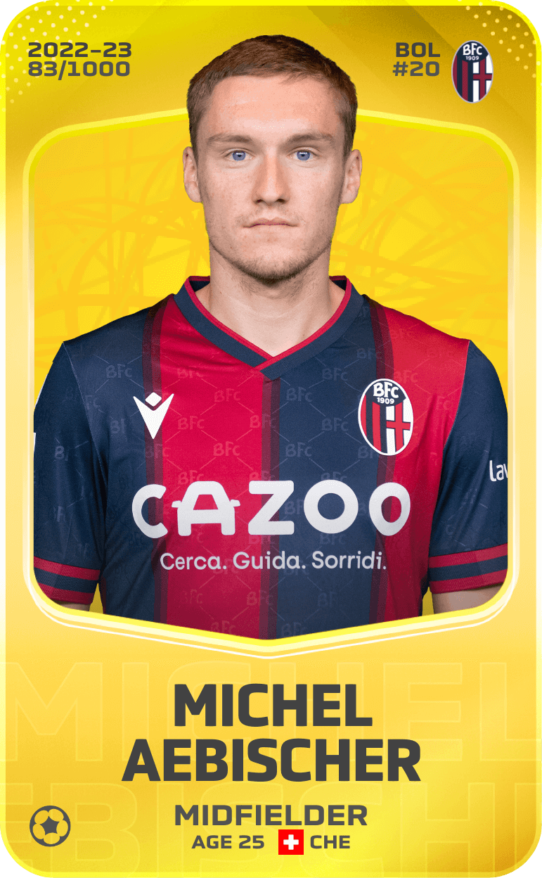 Michel Aebischer 2022-23 • Limited 83/1000