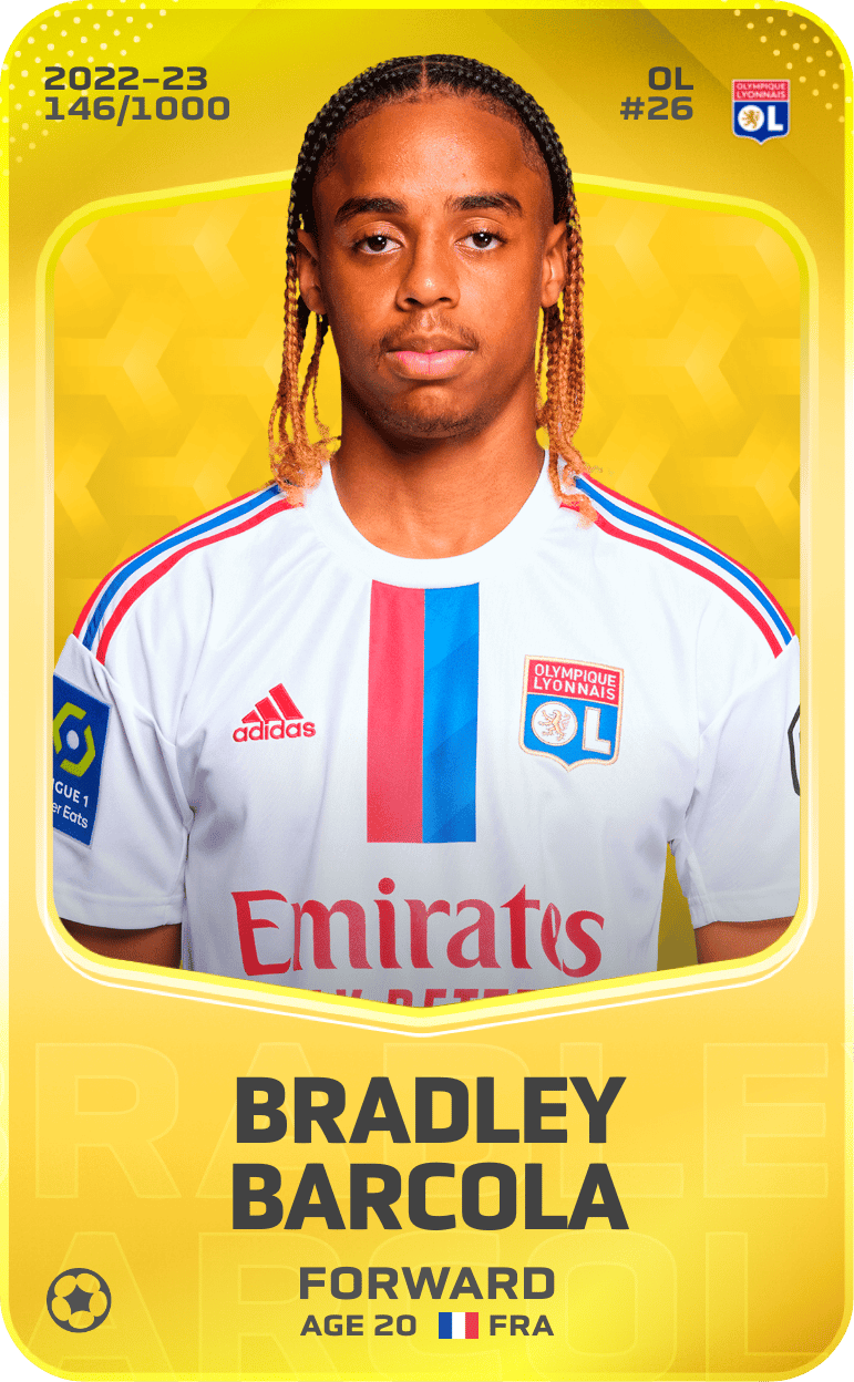 Bradley Barcola 2022-23 • Limited 146/1000