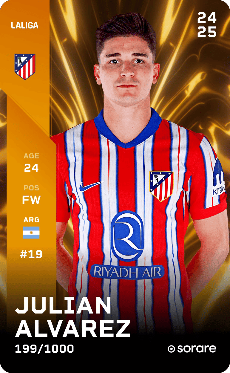 Julián Álvarez 2024-25 • Limited 199/1000