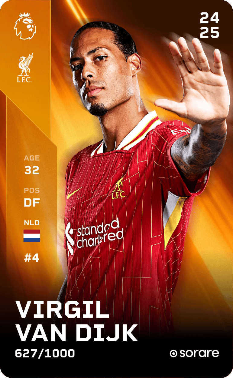 Virgil van Dijk 2024-25 • Limited 627/1000