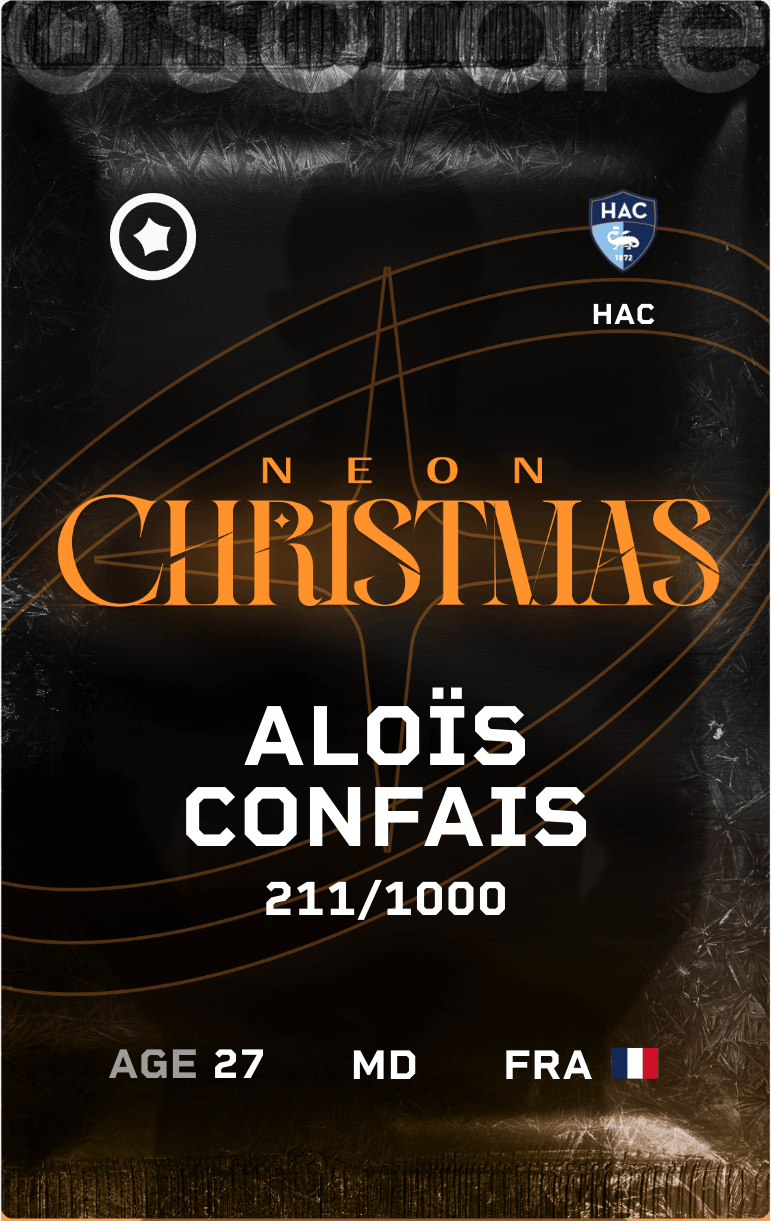 Aloïs Confais 2024-25 • Limited 211/1000