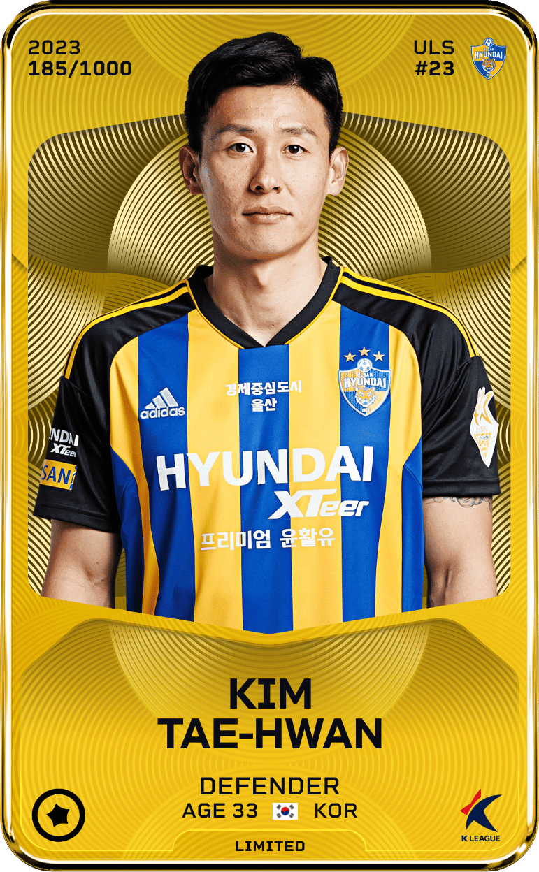 Kim Tae-Hwan 2023-24 • Limited 185/1000