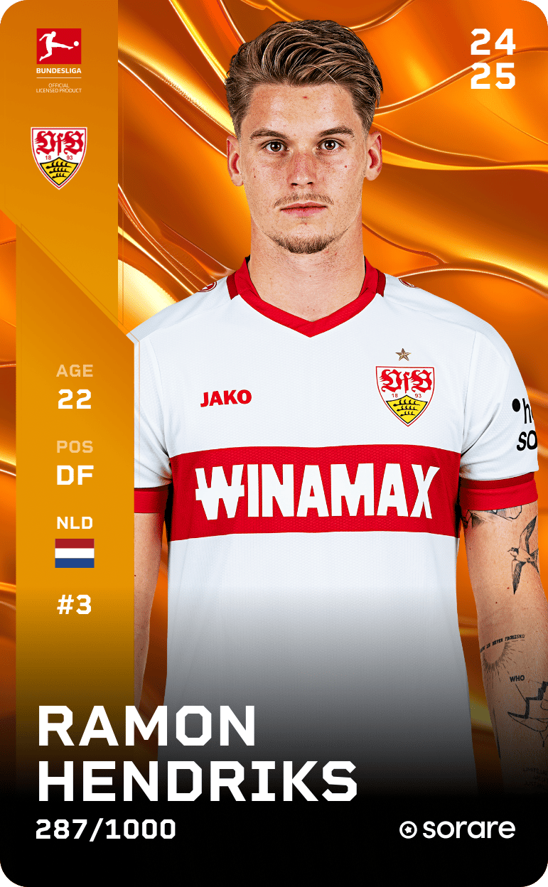 Ramon Hendriks 2024-25 • Limited 287/1000