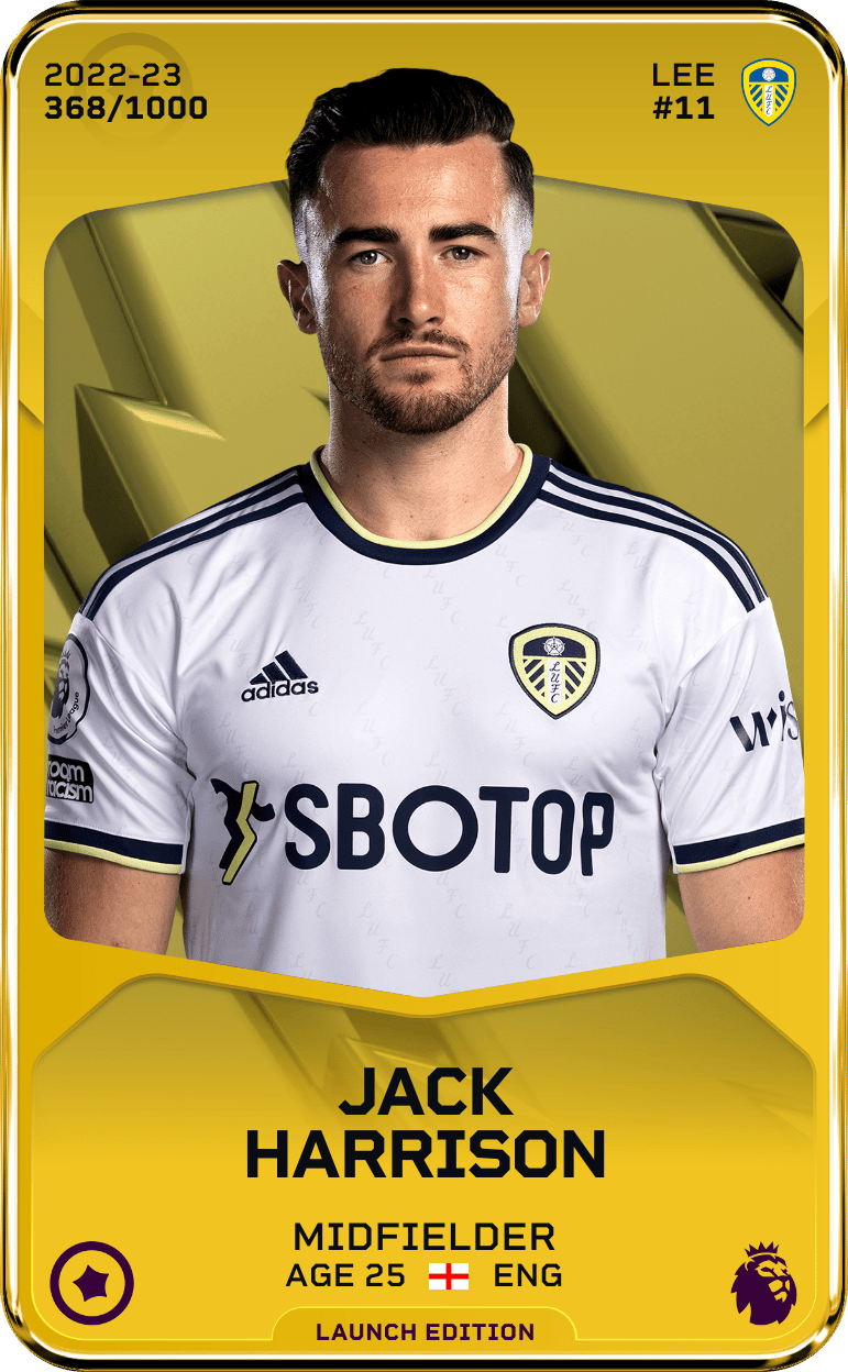Jack Harrison 2022-23 • Limited 368/1000