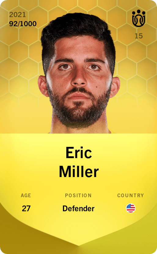 Eric Miller 2021-22 • Limited 92/1000