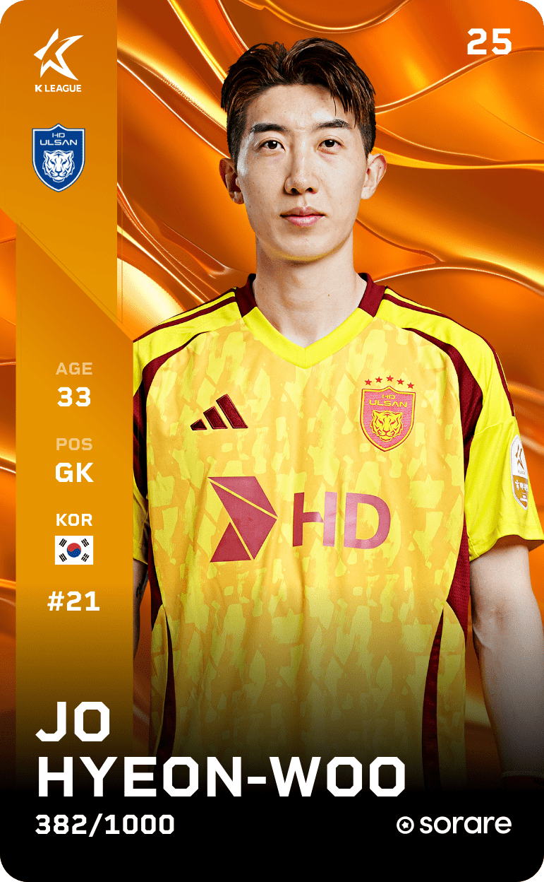 Jo Hyeon-Woo 2025-26 • Limited 382/1000