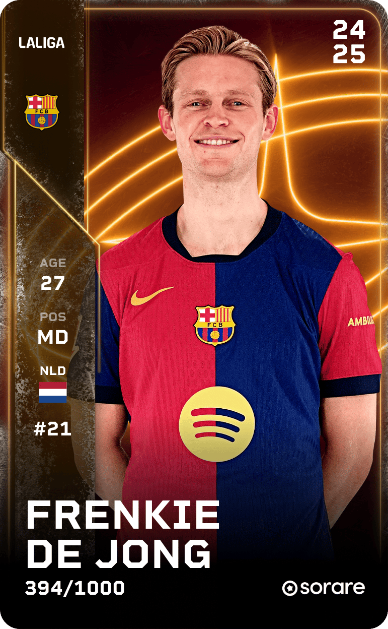 Frenkie de Jong 2024-25 • Limited 394/1000