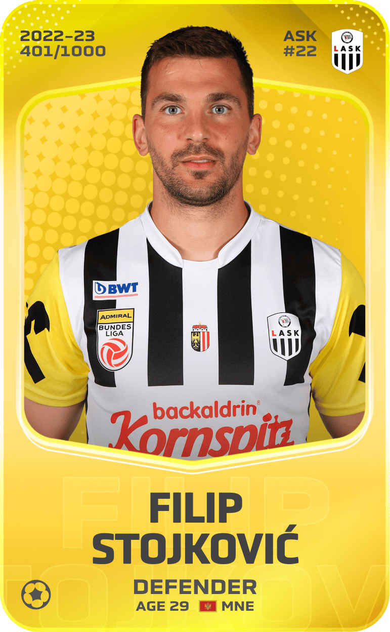 Filip Stojković 2022-23 • Limited 401/1000