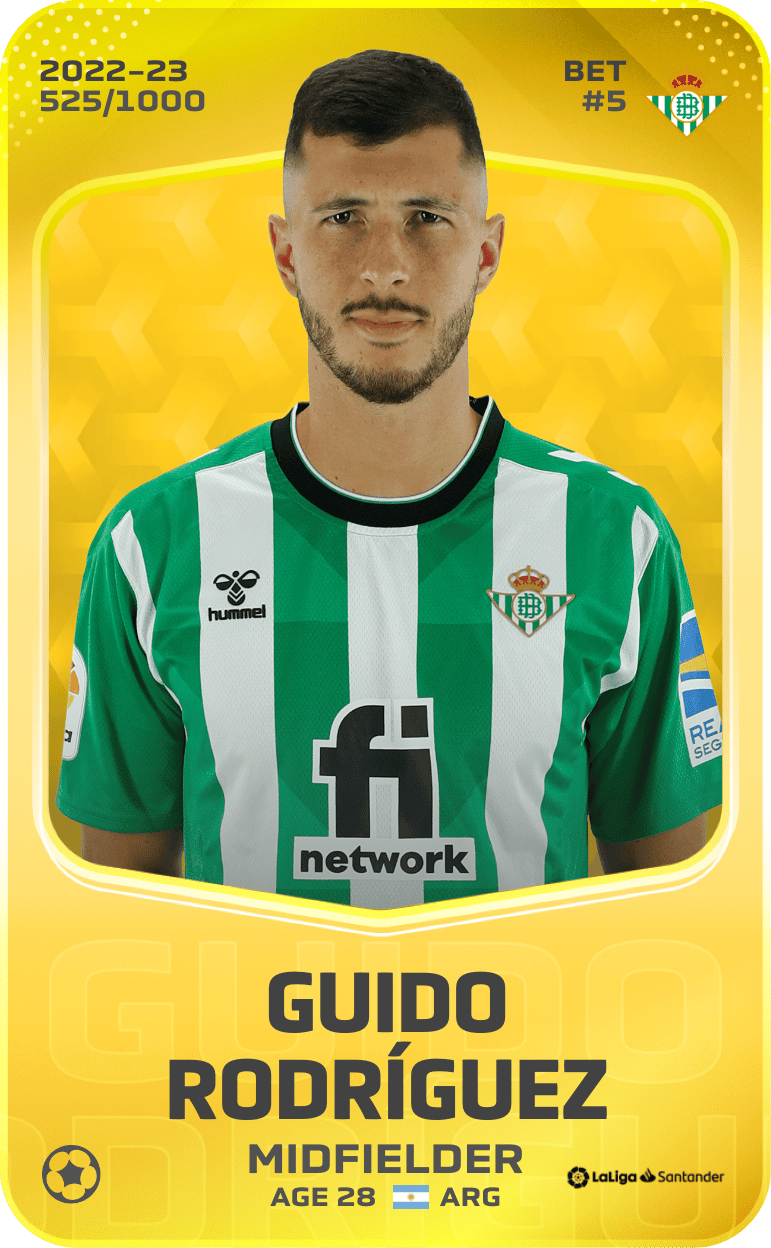 Guido Rodríguez 2022-23 • Limited 525/1000