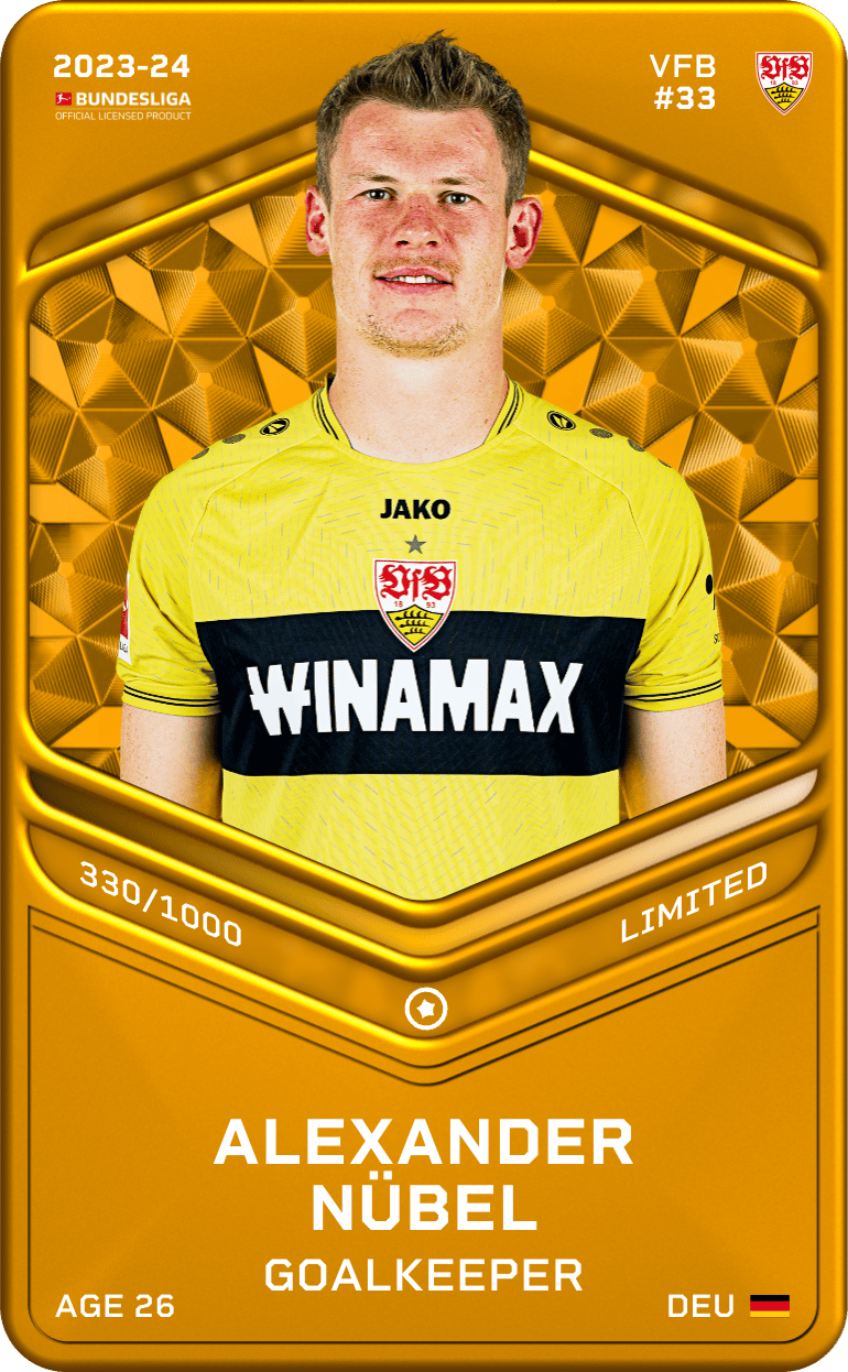 Alexander Nübel 2023-24 • Limited 330/1000